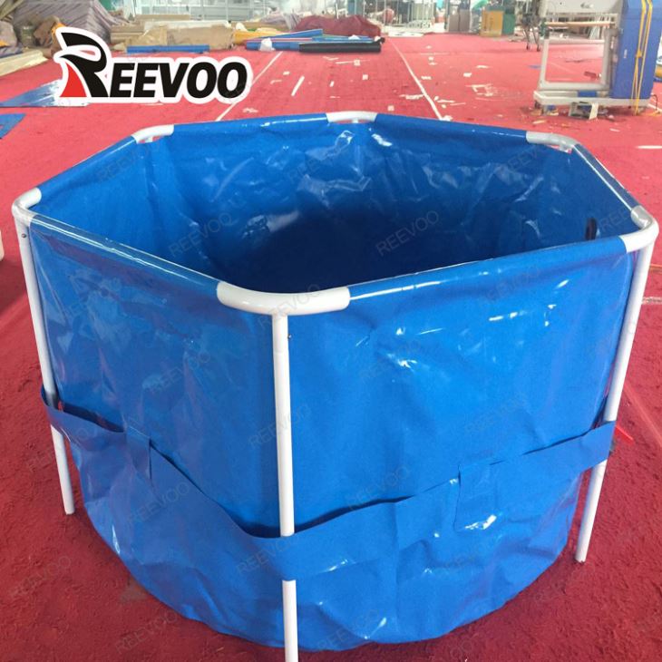 Tanque de água de peixes agrícolas