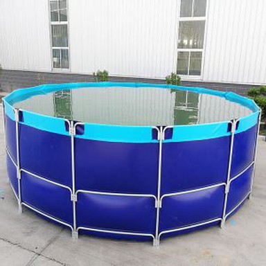 Piscinas de plástico internas e externas para piscicultura
